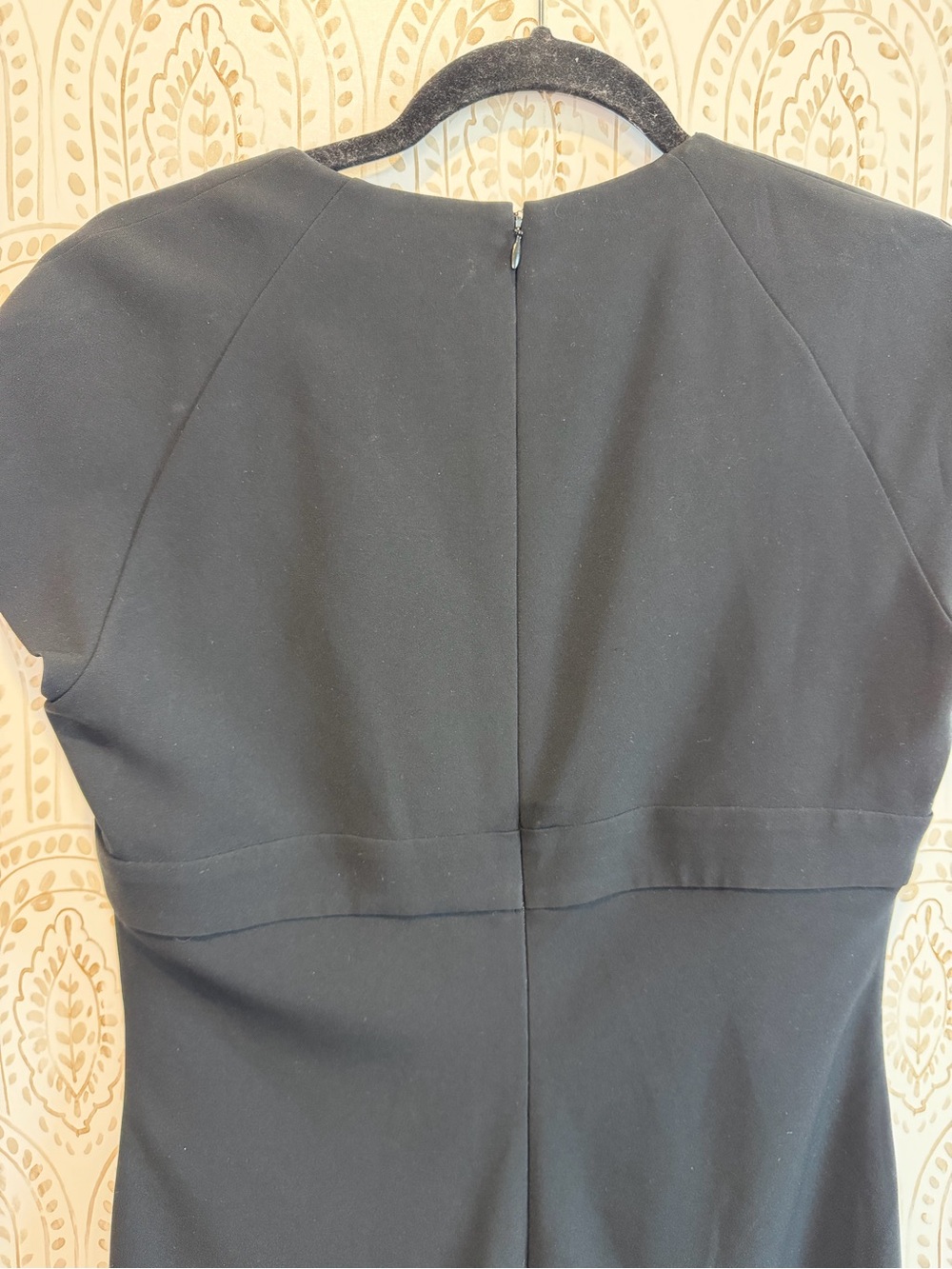 St John Couture Black Formal Evening Dress Satin Bow Detail Size 10 NWT Read - Picture 11 of 12